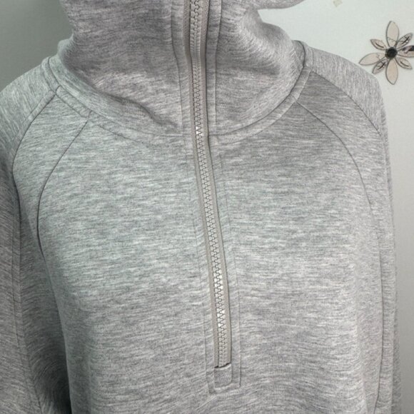 Libin Women's Sweatshirt Dolman Fleece Half Zip Pullover Cropped Long Sleeve XXL - Picture 4 of 9